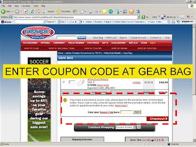 eurosport soccer gear coupon code